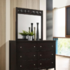 Carlton 6-drawer Dresser with Mirror Cappuccino - Image 3