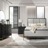 Arini 4-piece Eastern King Bedroom Set Black and Grey - Image 2
