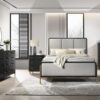 Arini 5-piece Eastern King Bedroom Set Black and Grey - Image 2