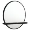 Arini 2-piece Makeup Vanity Table and Mirror Set Black - Image 4