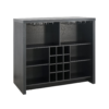 Topanga Engineered Wood Freestanding Home Bar Black - Image 3