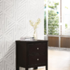Carlton 2-drawer Nightstand Cappuccino - Image 3