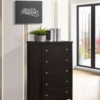 Carlton 5-drawer Bedroom Chest Cappuccino - Image 3