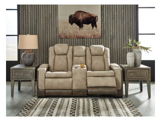 Next-gen Durapella – Sand – 3 Pc. – Power Sofa, Loveseat, Recliner