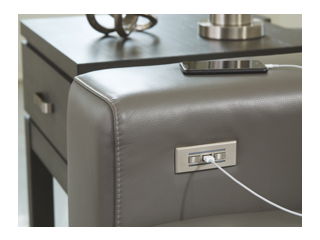 Texline – Gray – Power Reclining Sectional