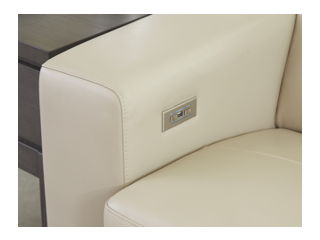 Texline – Sand – Power Reclining Sectional