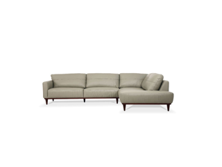Tampa – Sectional Sofa – Airy Green Leather