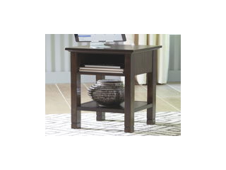 Marnville – Dark Brown – Accent Table