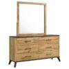 Kaywood 4-piece Eastern King Bedroom Set Natural Pine - Image 7