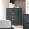 Melody 5-drawer Bedroom Chest Grey - Image 3