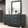 Melody 4-piece Eastern King Bedroom Set Grey - Image 2