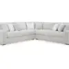 Fluffy 3-Piece Sectional - Image 3