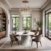 Ginnie 48" Marble Dining Table - Image 2