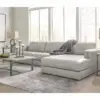 Emita 2-Piece Leather Sectional with Chaise - Image 2