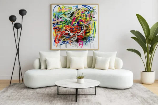 Greece Sectional Sofa with Pillows
