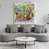 Greece Sectional Sofa with Pillows - Image 2